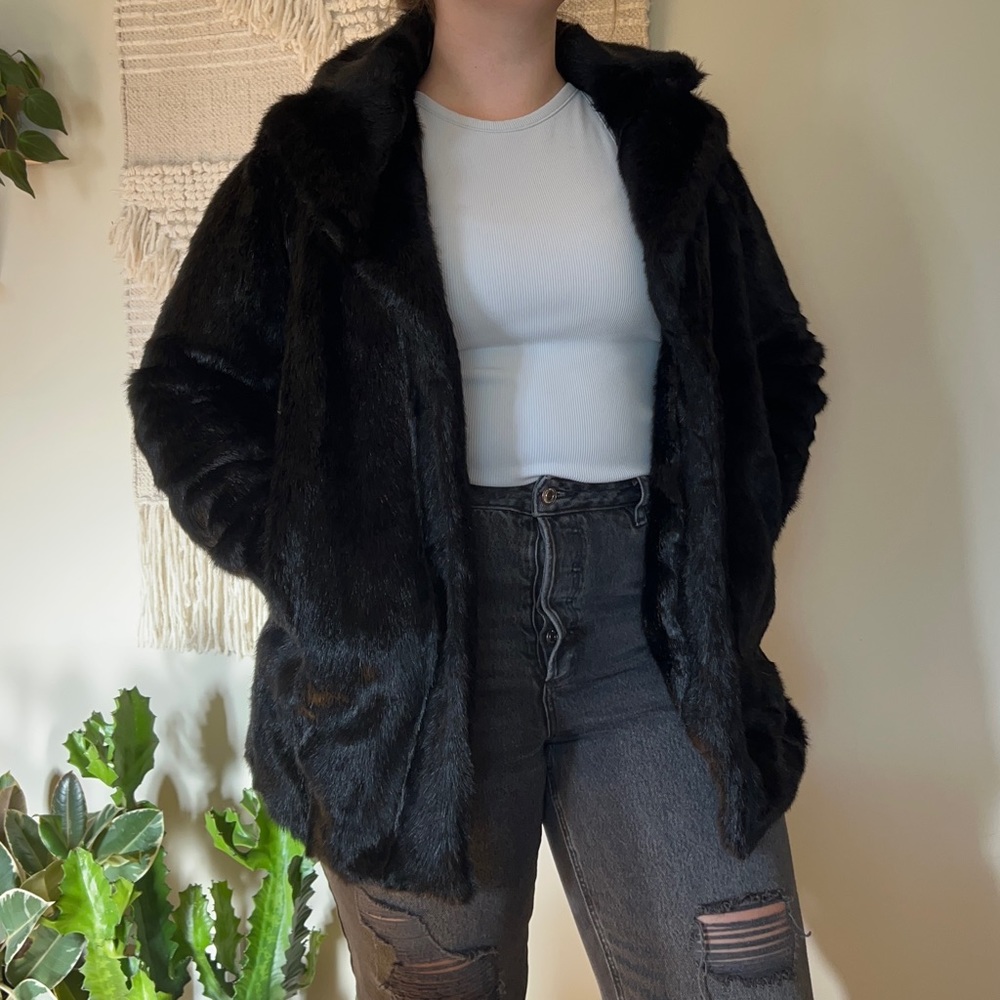 Zara Faux Fur Coat
